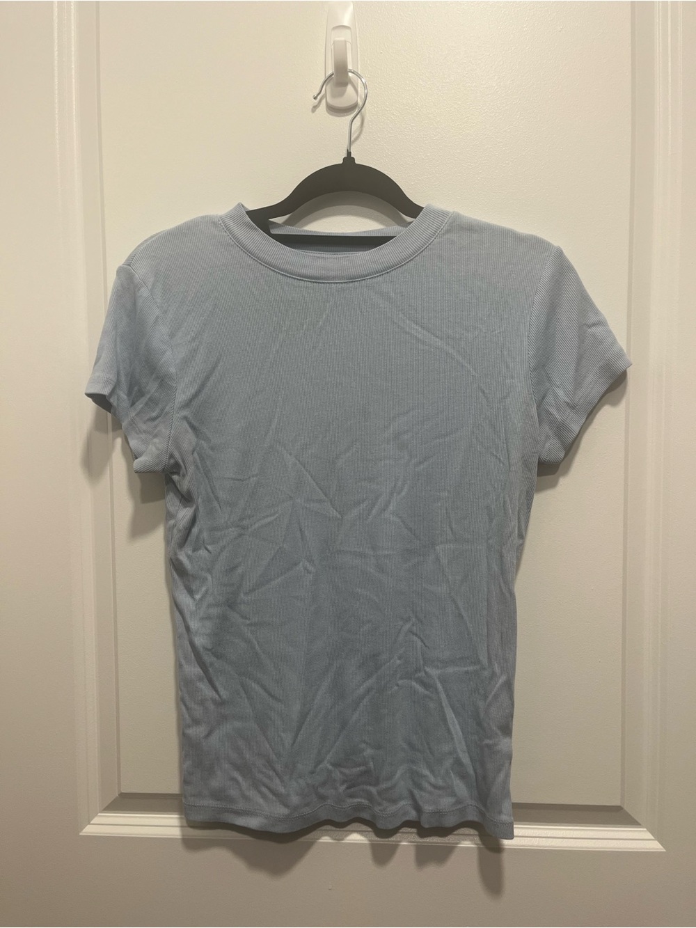 a new day Light Blue Crewneck Short Sleeve Tee